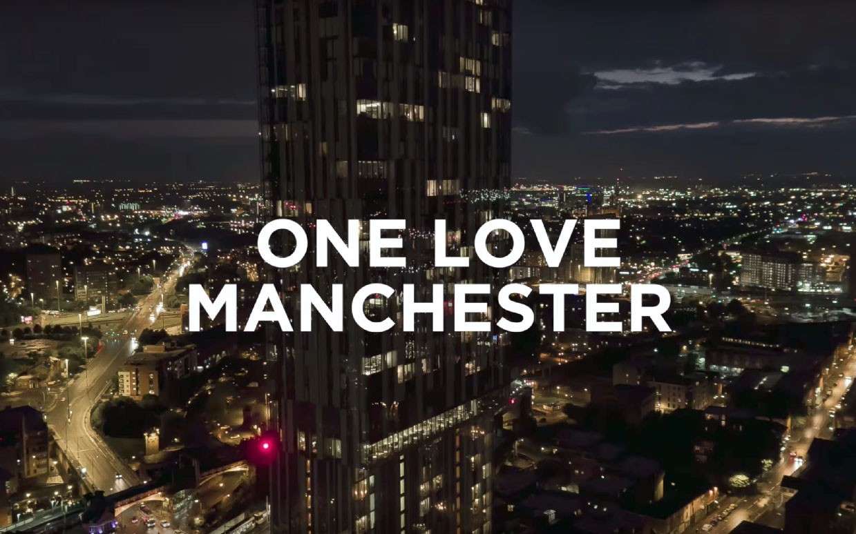 耳虫助阵曼城演唱会混剪《One Love Manchester》
