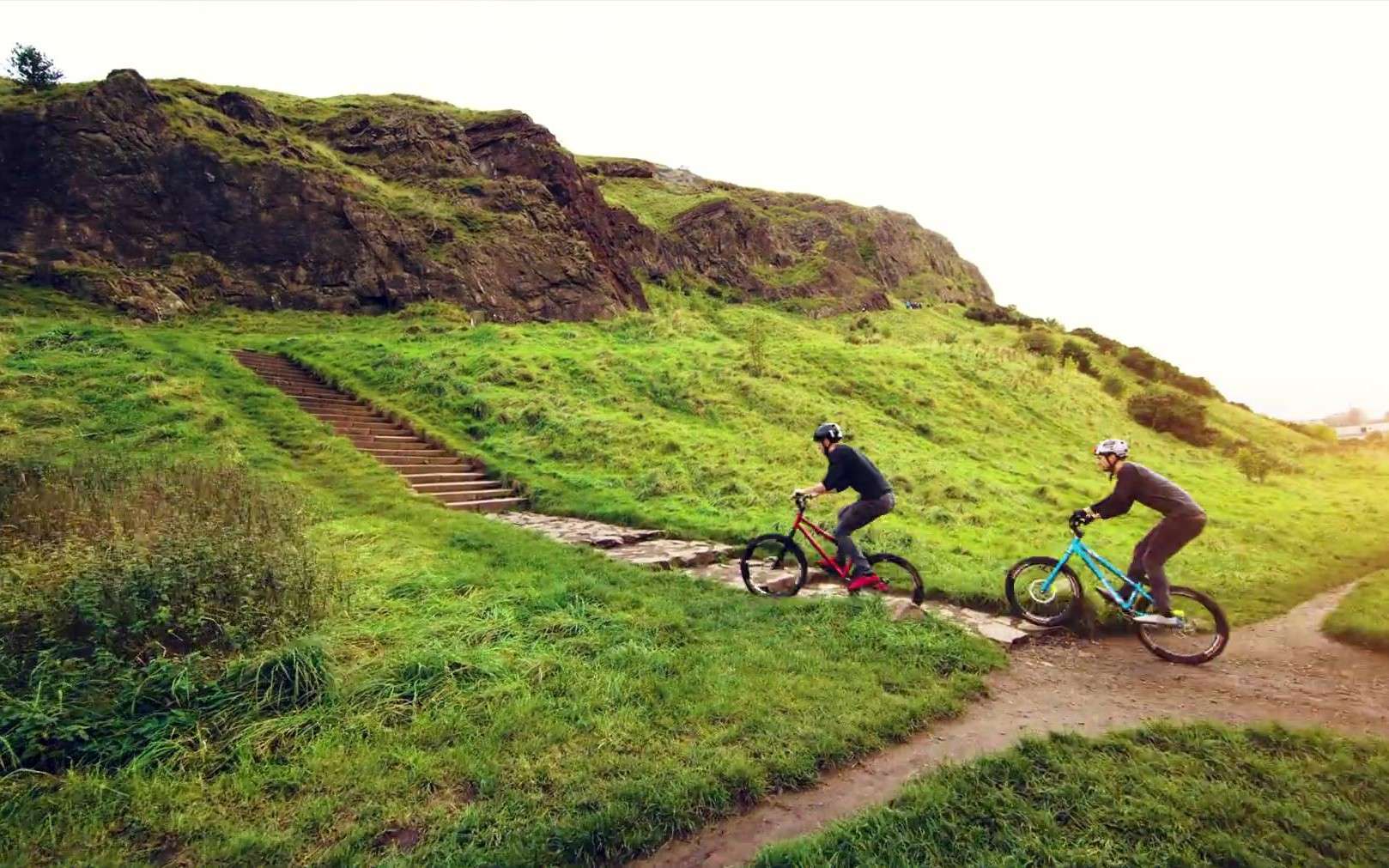 爱丁堡极限运动短片《自行车VS跑酷》