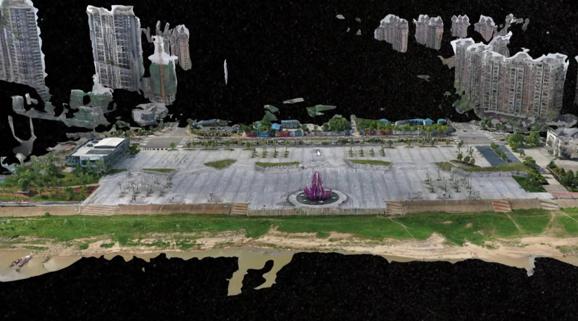 无人机实景建模DEMO——长天广场