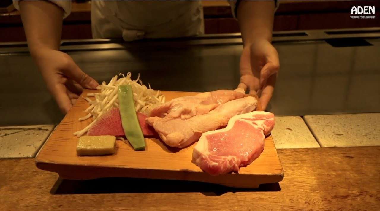 东京午餐：高品质鸡肉猪肉 Teppanyaki