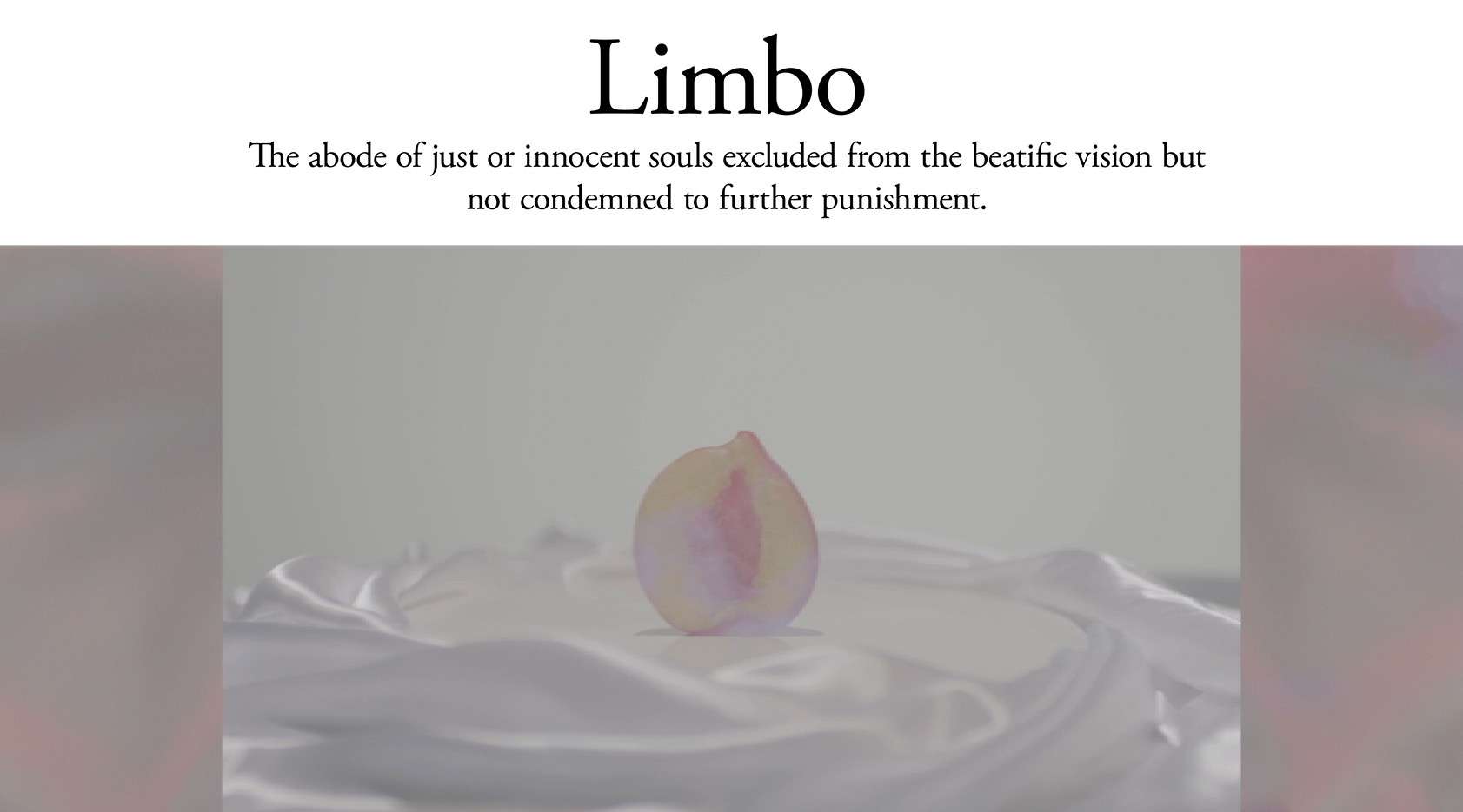 中央美术学院毕业设计 | 实验短片《Limbo/边境》