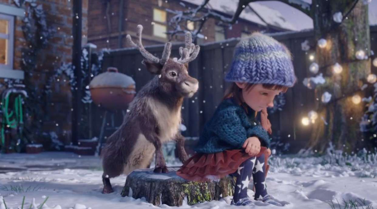 像童话一般美好的圣诞广告《小麋鹿》