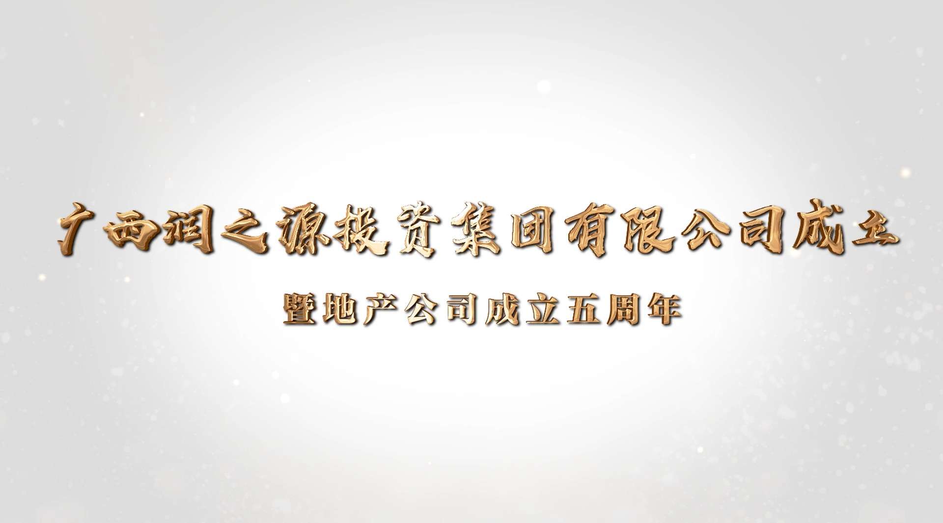 润之源投资集团有限公司成立五周年宣传片