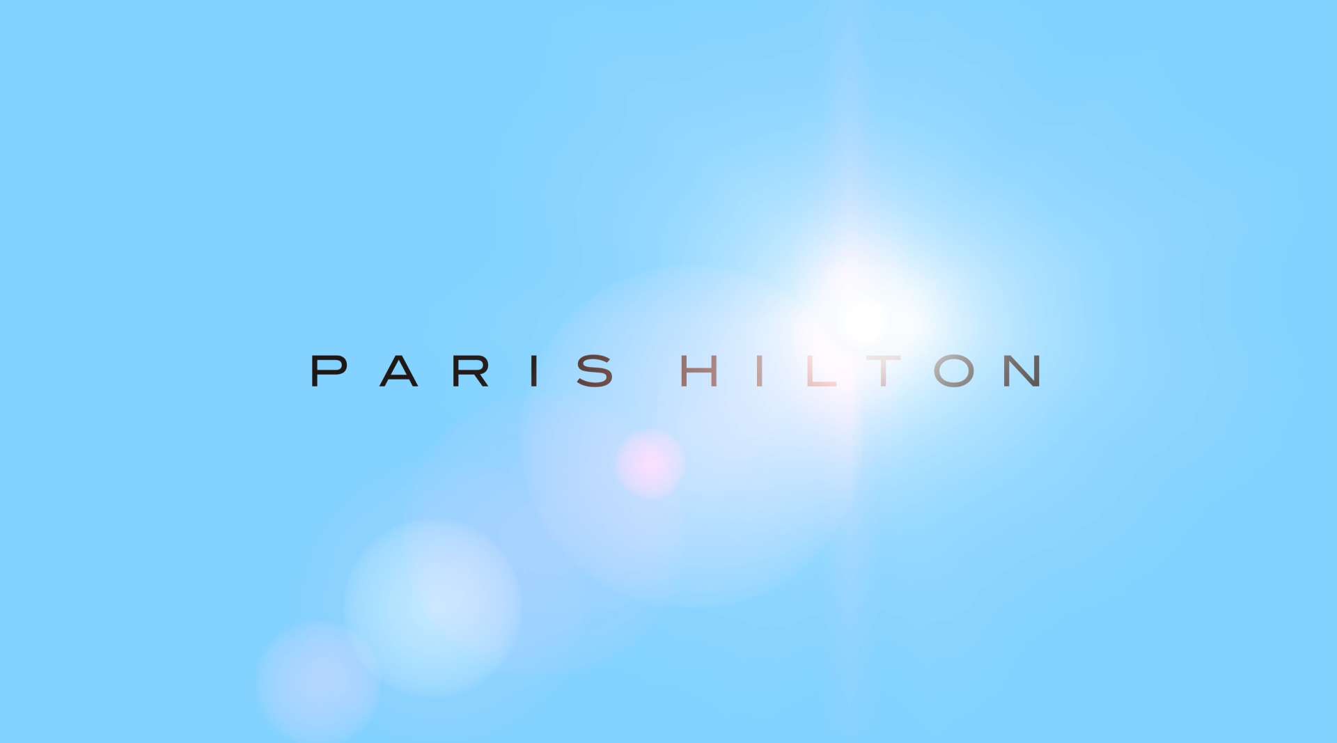 Paris Hilton 眼镜形象片