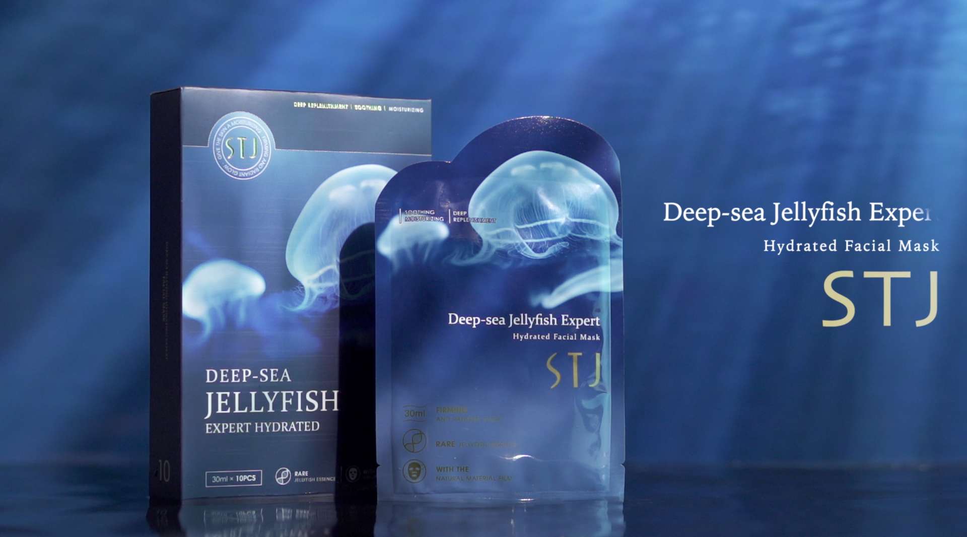 STJ泰国深海水母面膜创意广告