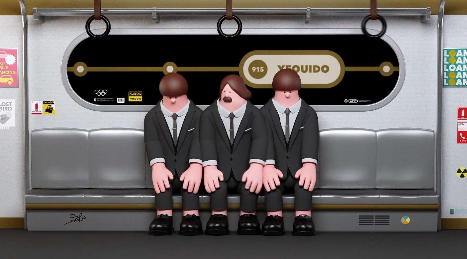 搞笑动画短片：上班族的一天