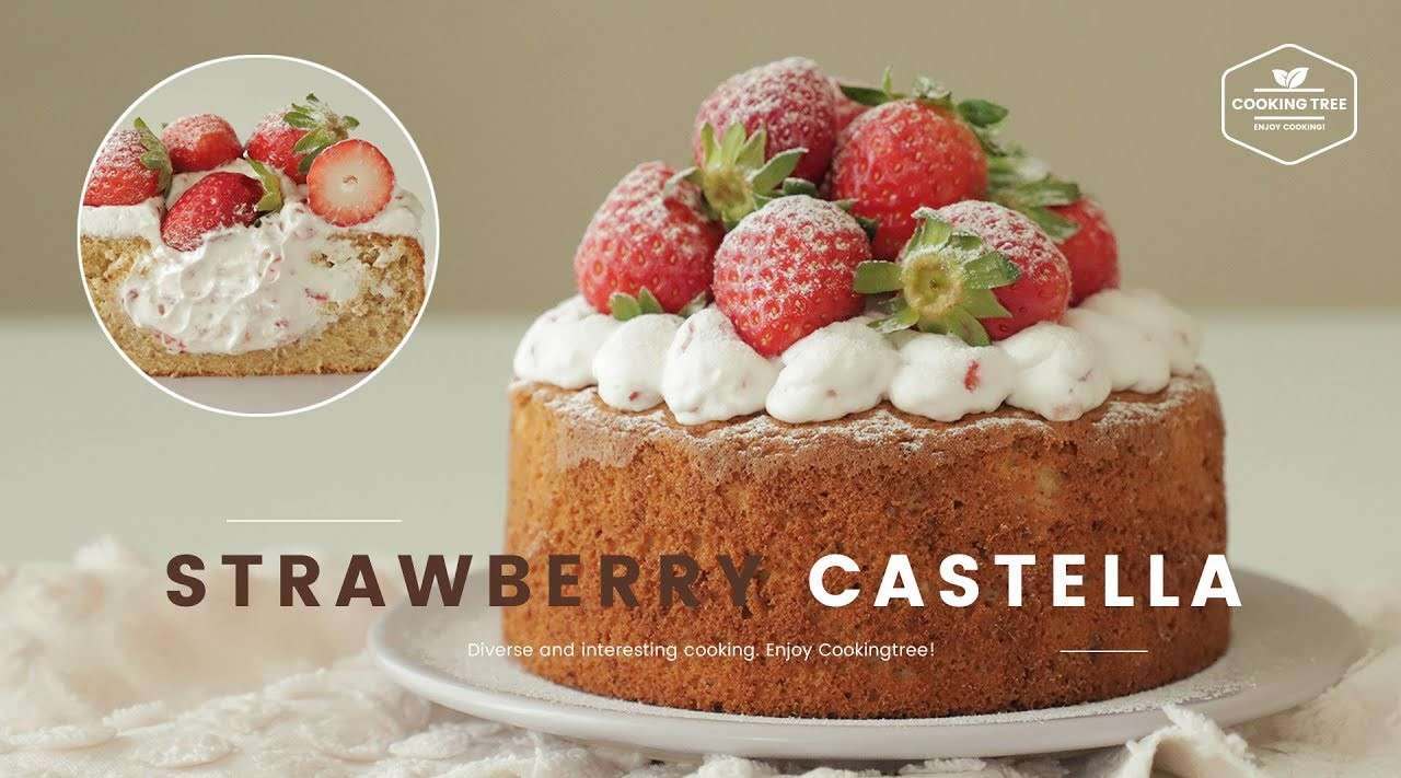 朴实无华的美味！草莓长崎蛋糕