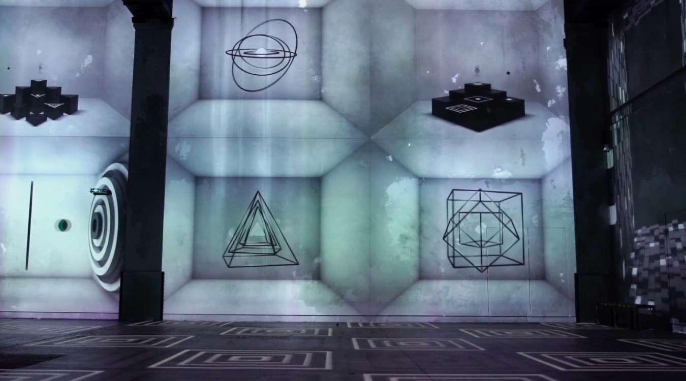 几何未来感创意科幻短片《线条世界》