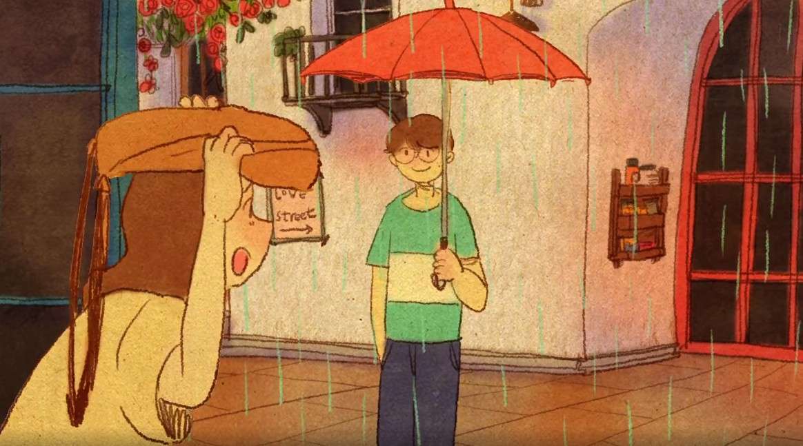 幸福的瞬间~爱情动画《下雨天》