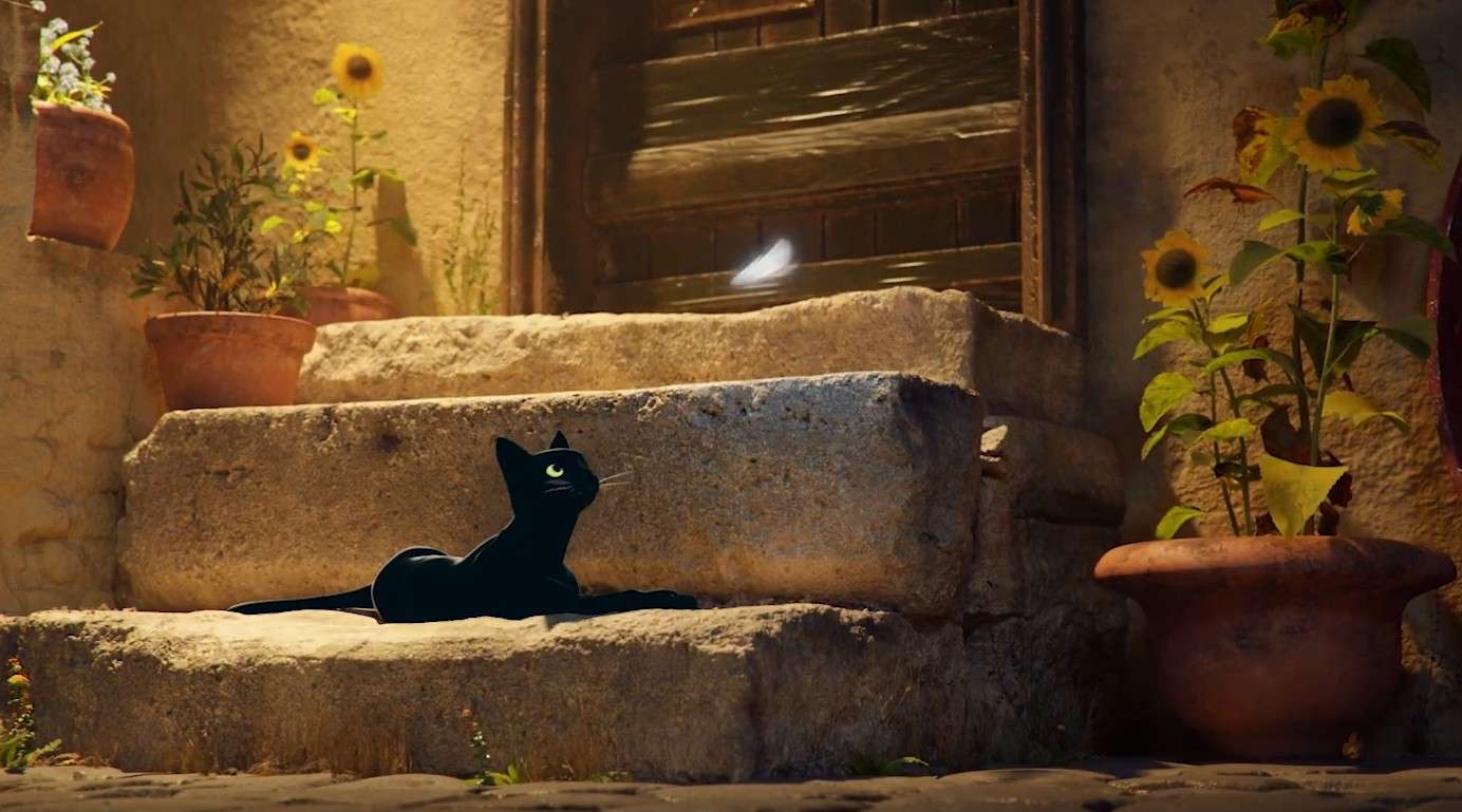 温馨可爱的动画短片-《猫与蝴蝶》