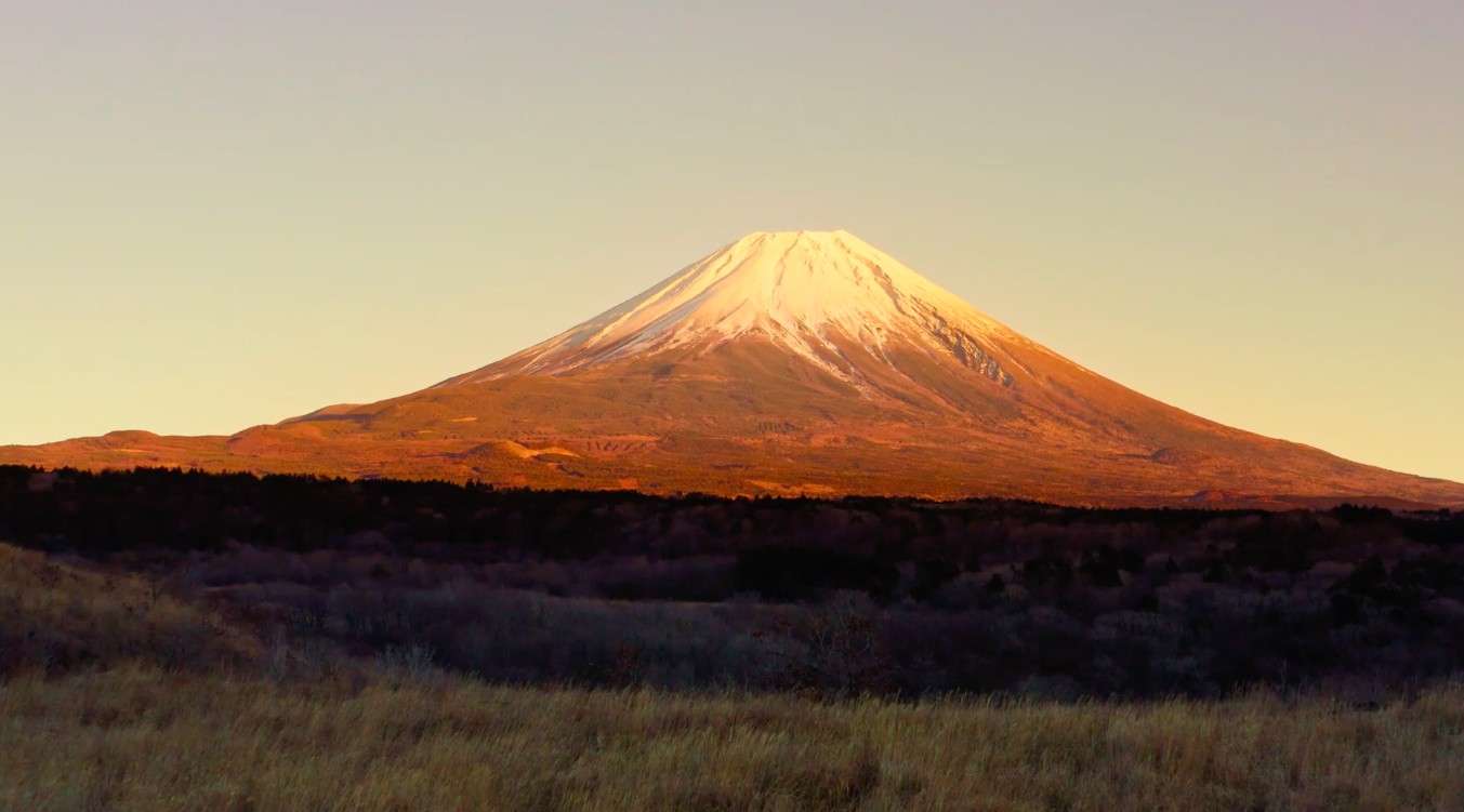 观看富士山的绝佳视角，太美了！