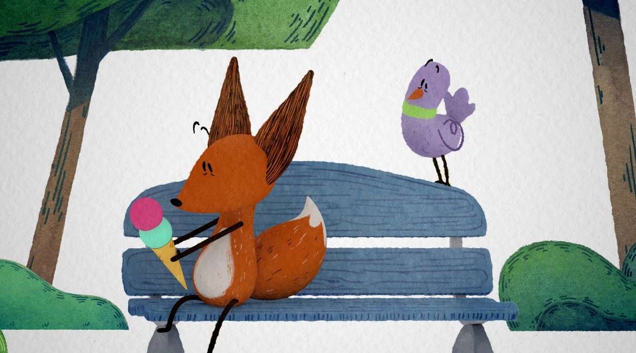 动画安妮奖最佳学生作品《狐狸与鸽子》