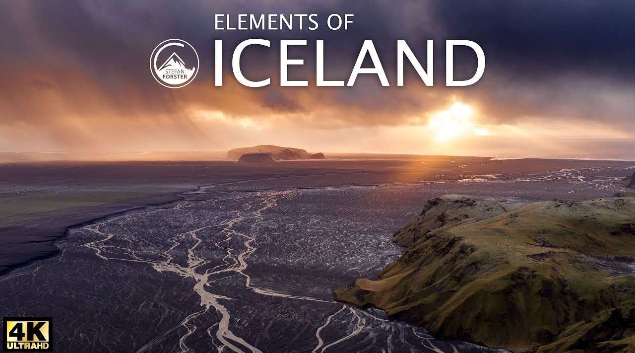 冰岛元素 - 航拍展现震撼的绝美冰川【油管1千万播放的视频】