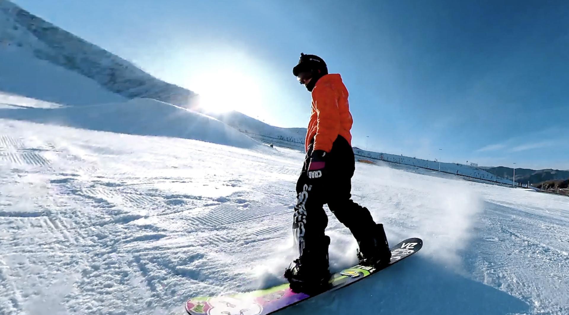 单板滑雪阿勒泰  Snowboarding in Altay