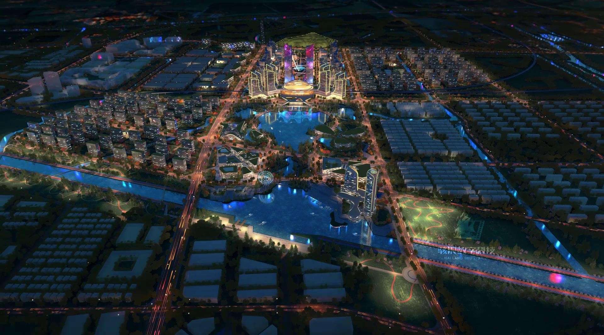 海宁城市规划设计三维动画_杭州市规划设计研究院
