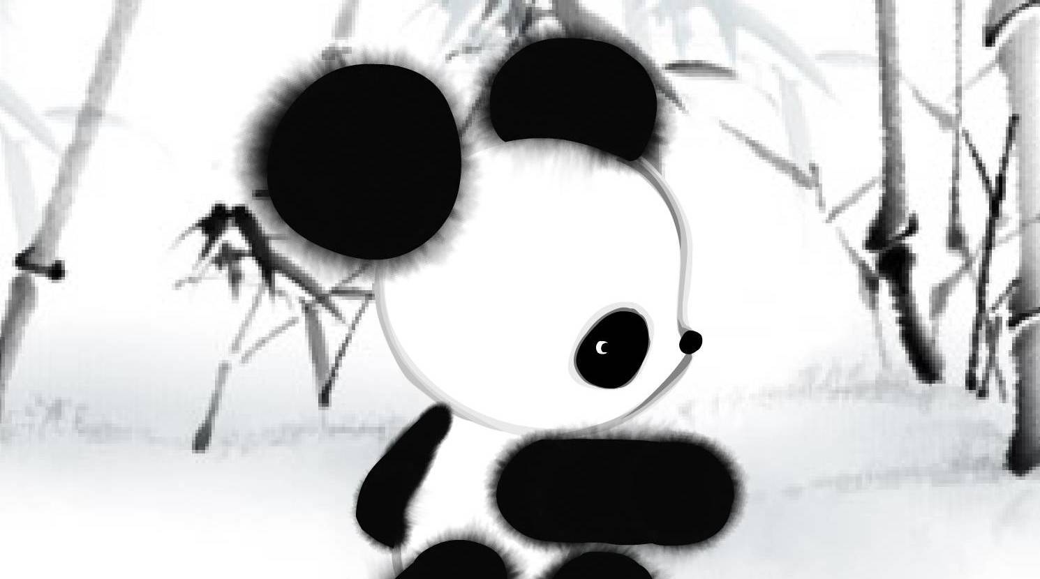 中国风水墨动画-功夫熊猫