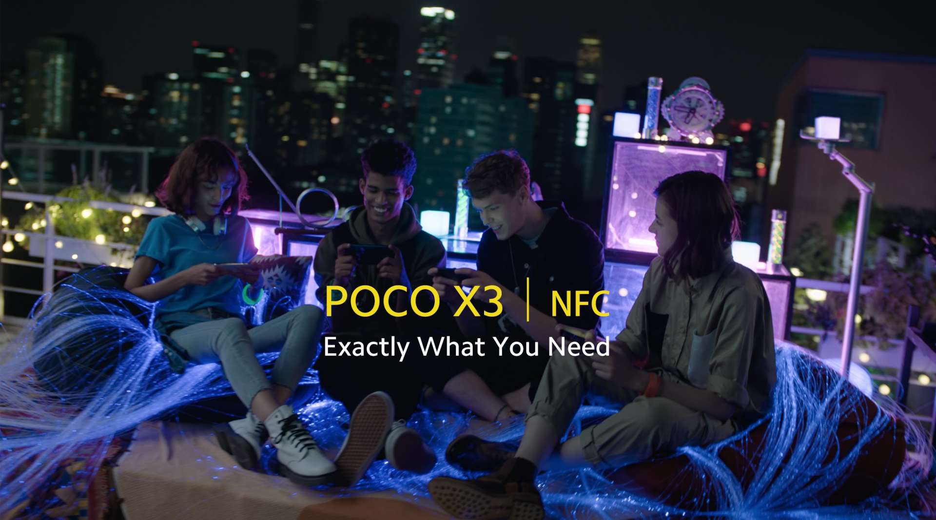 POCO X3 | Exactly What You Need海外版广告