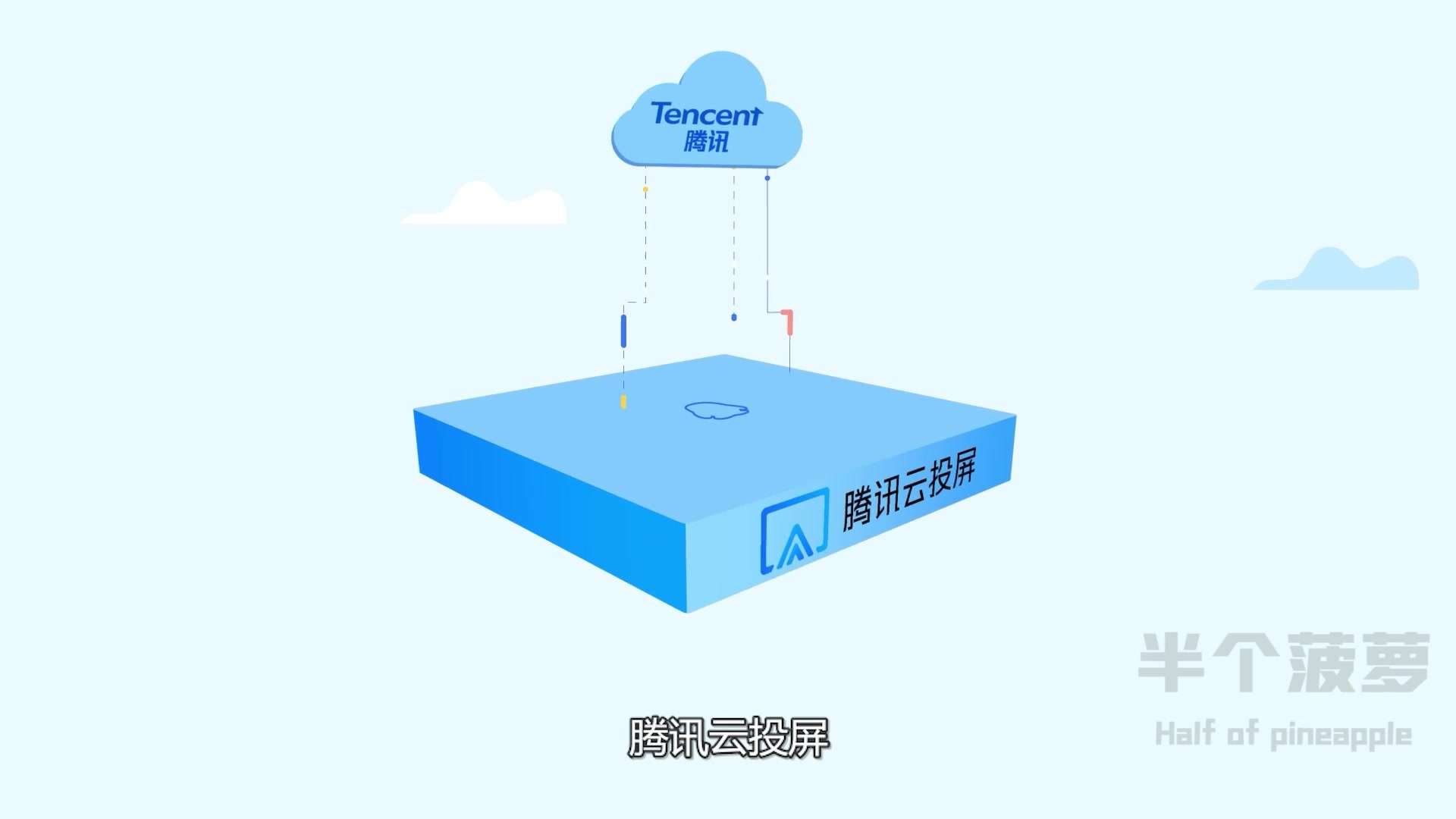 腾讯云投屏-MG动画