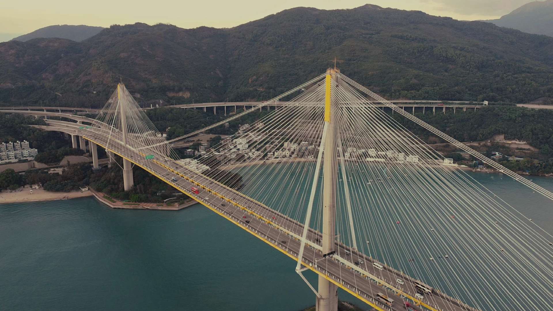 大疆航拍-香港青衣大桥