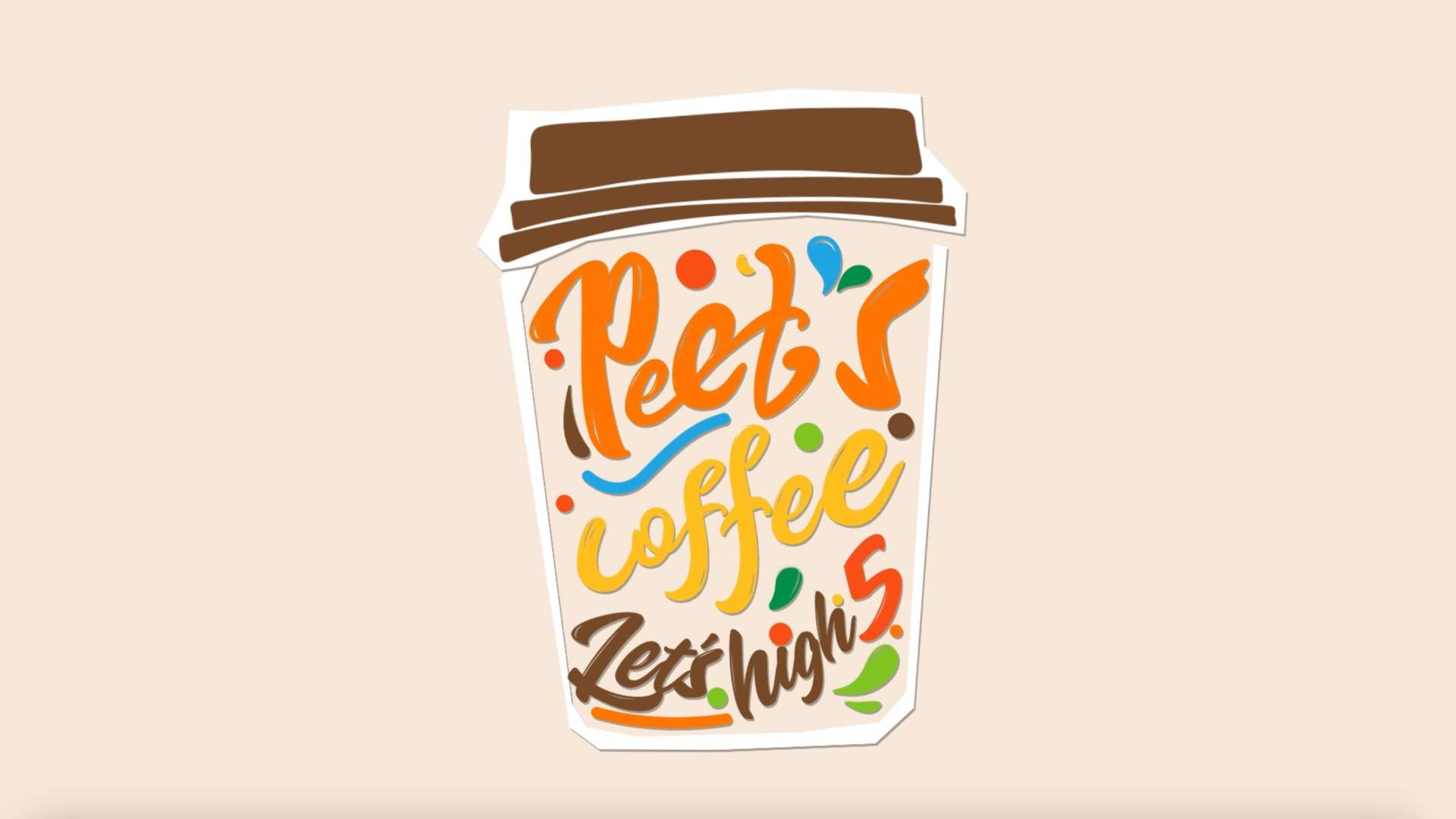 Peet's Coffee 5周年百店回顾定格动画视频
