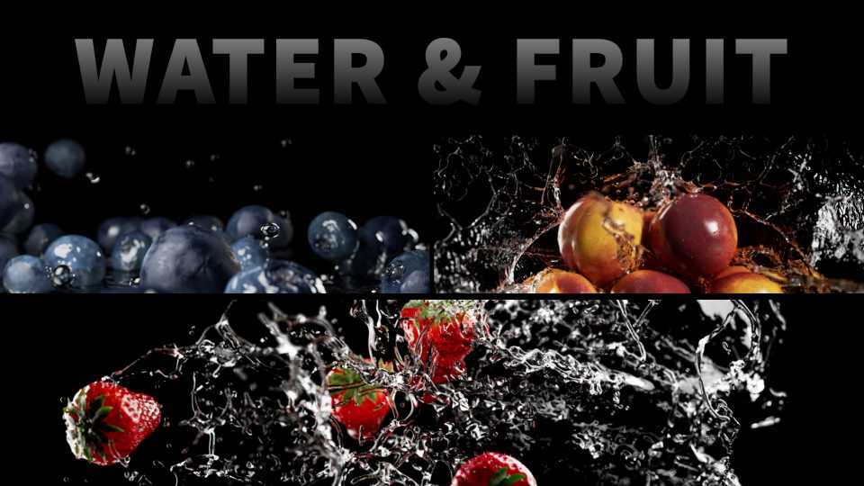 【Water&Fruit】小规模水模拟/流体特效超写实挑战