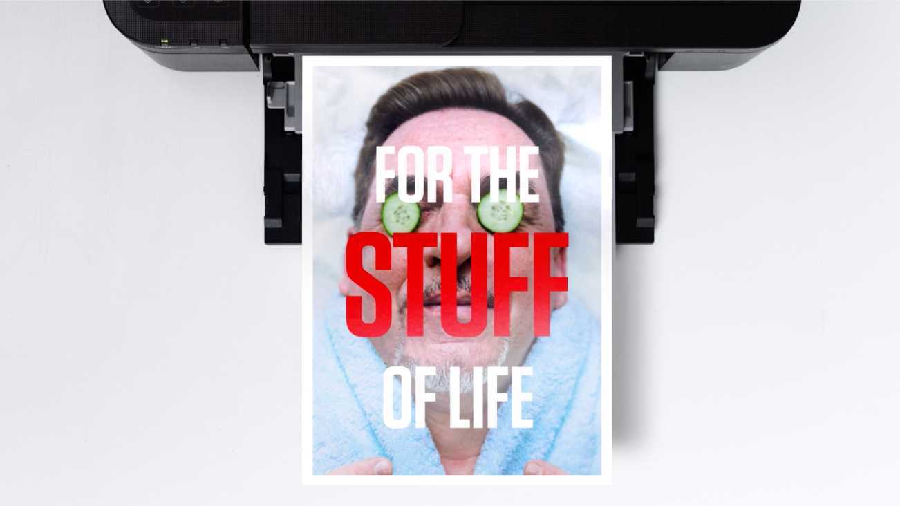 佳能打印机创意拼贴广告《生活中的小事》