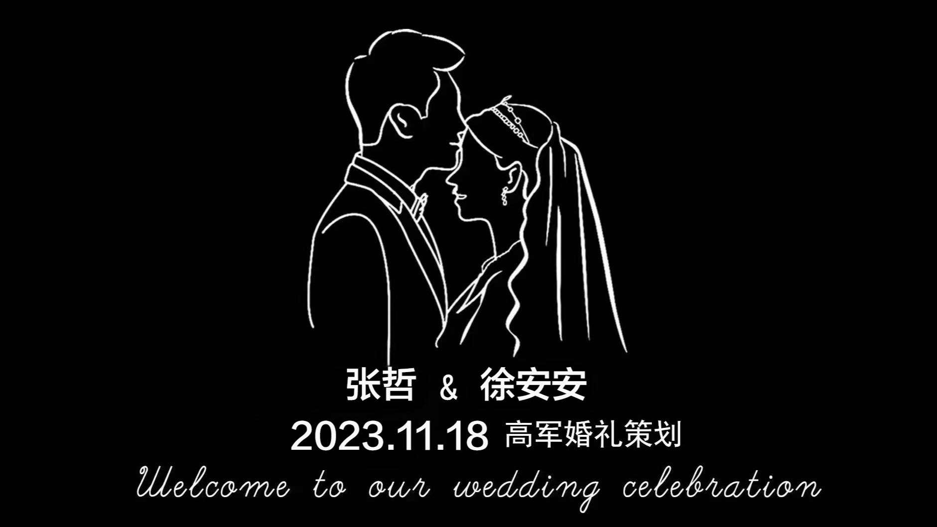 20231118张哲&徐安安···高军婚礼策划