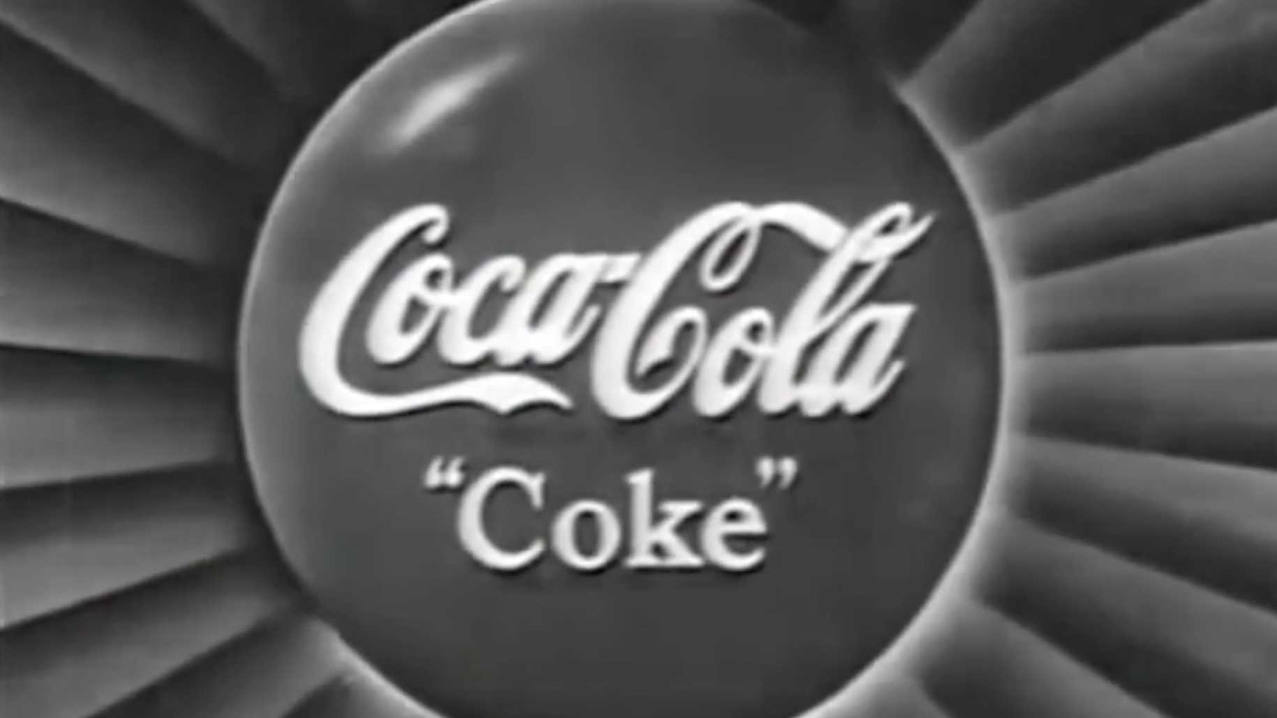 跨越时空～可口可乐第一条黑白广告！