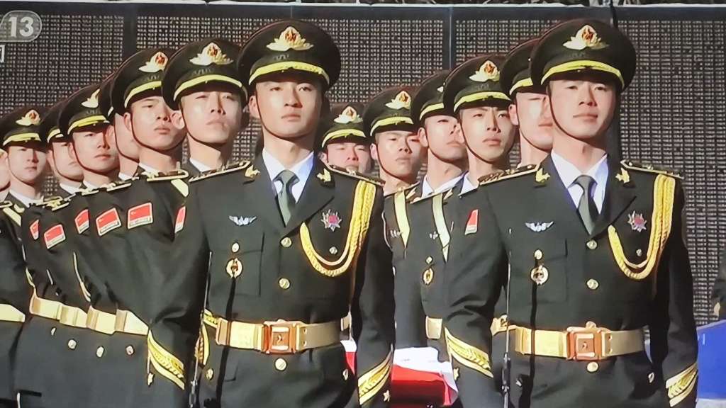 第十批在韩志愿军烈士遗骸安葬仪式