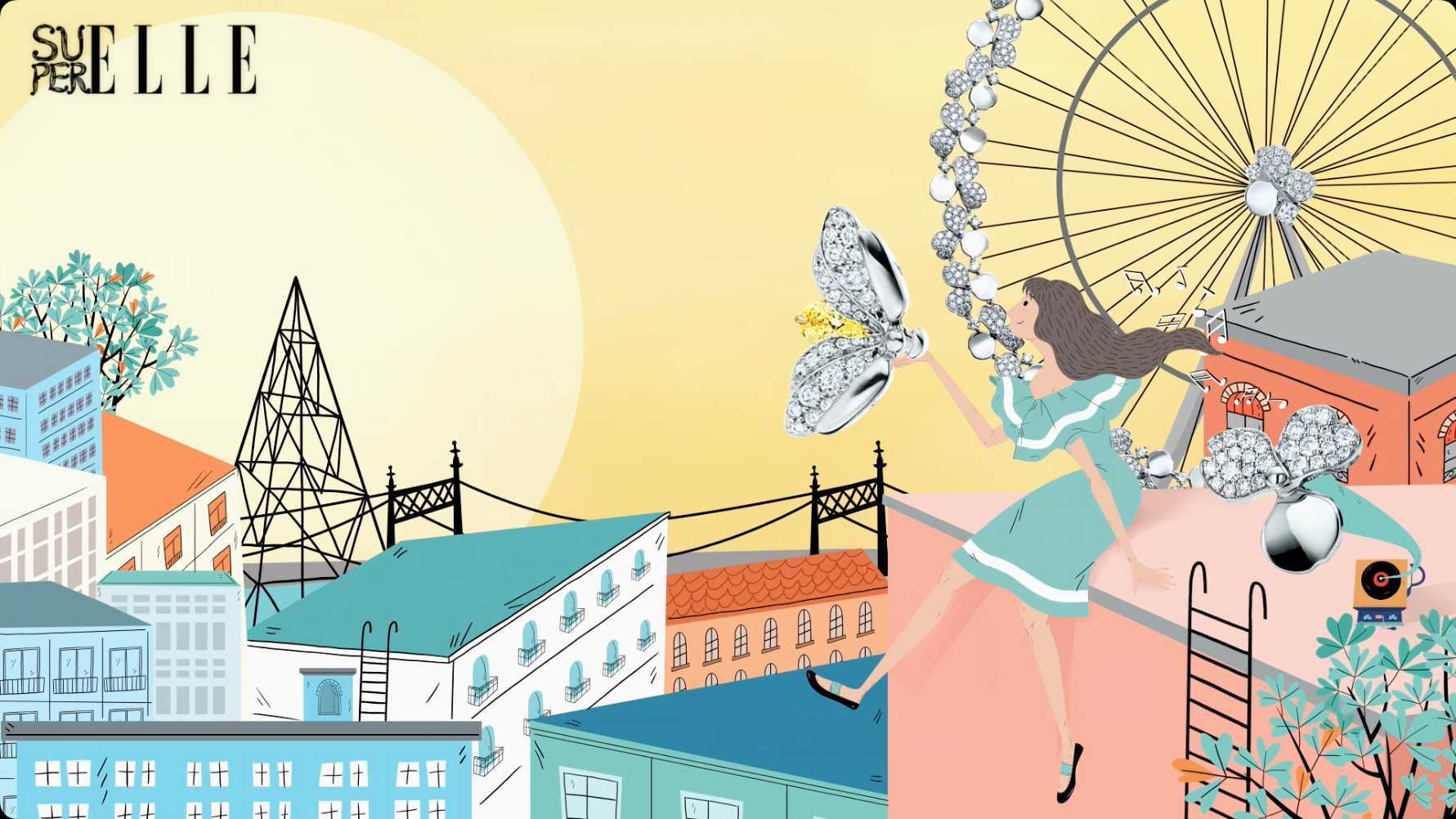 「Tiffany ✖️ SuperELLE」:穿越双城的摩登童话