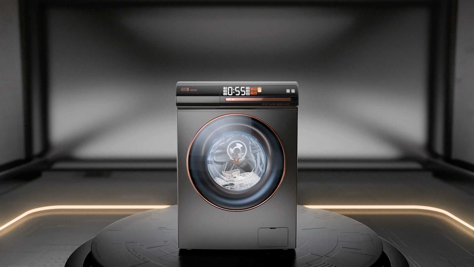 云米AI洗烘机三维宣传片