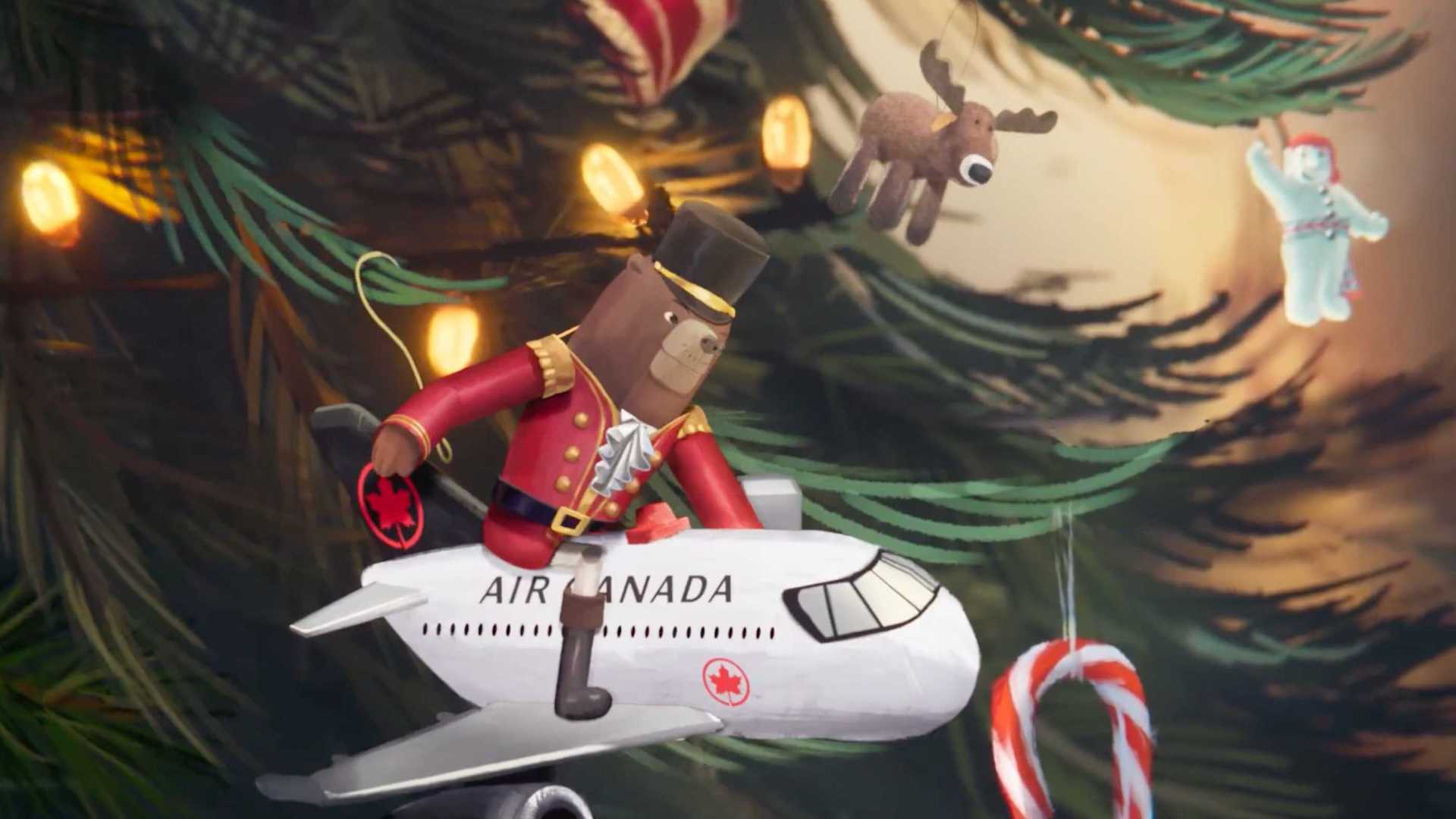 加拿大航空走心假日手绘动画广告《曾经有棵树》