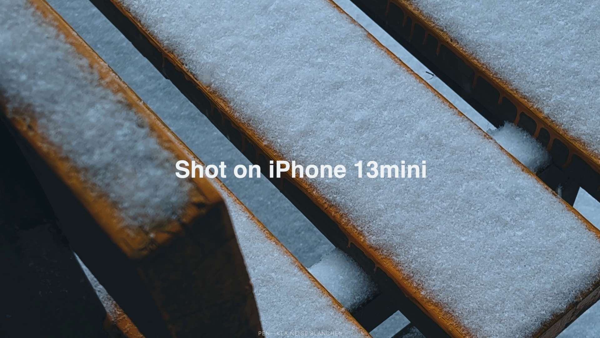 iPhone 13mini拍摄｜奶白的雪