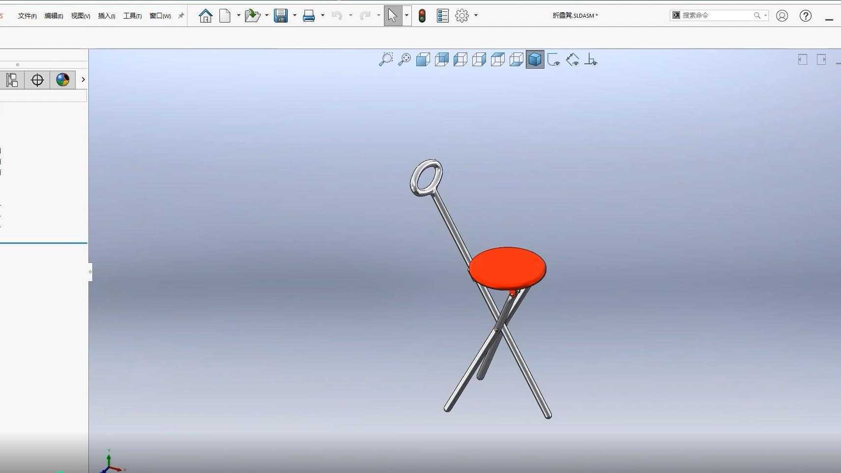 SOLIDWORKS渲染培训 SW折叠椅动画教程