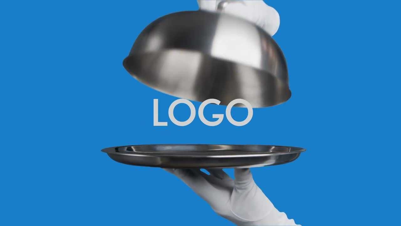 AE模板 | 围绕食物餐厅主题标志开场白宣传咖啡馆餐厅送餐或餐饮服务宣传片