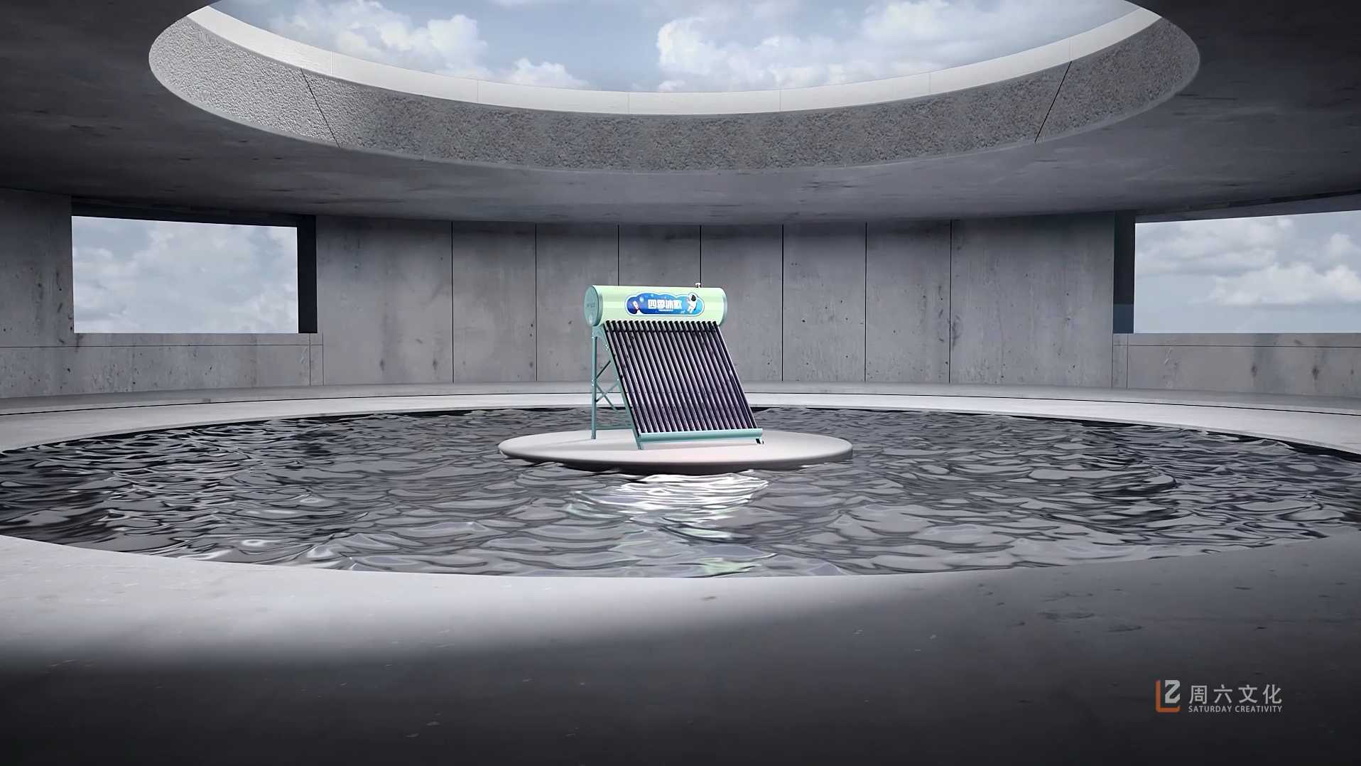 热水器三维3d动画视频