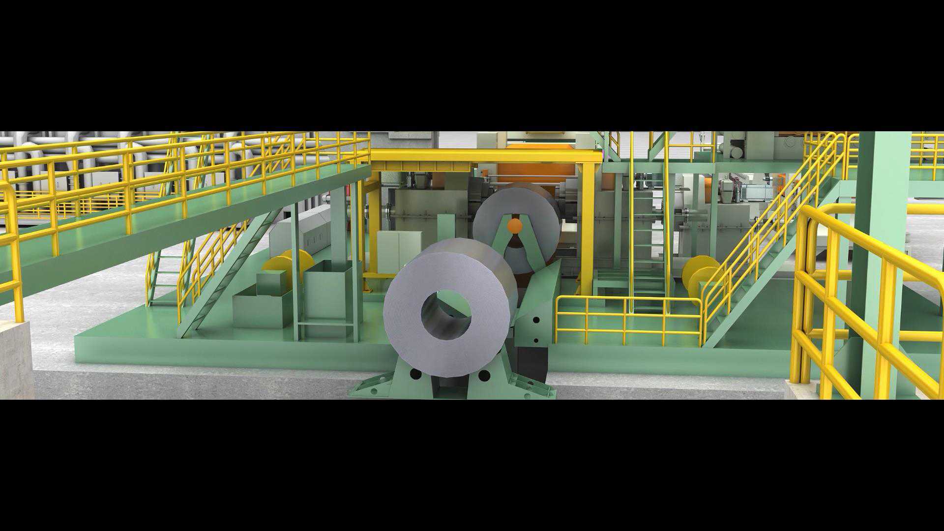 钢铁生产工艺-轧钢热轧卷板高炉炼钢铸铁-管材线材板材-炼焦烧结生产工艺流程动画