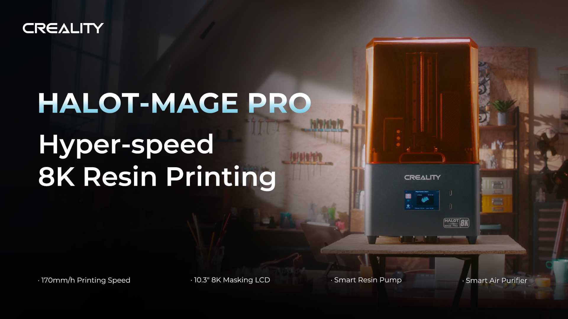 Halot Mage pro｜8K光固化3D打印机