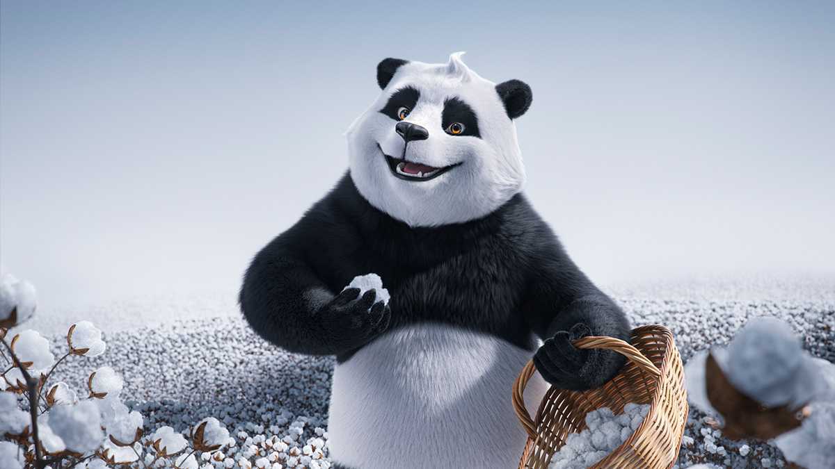 熊猫毛巾创意产品动画