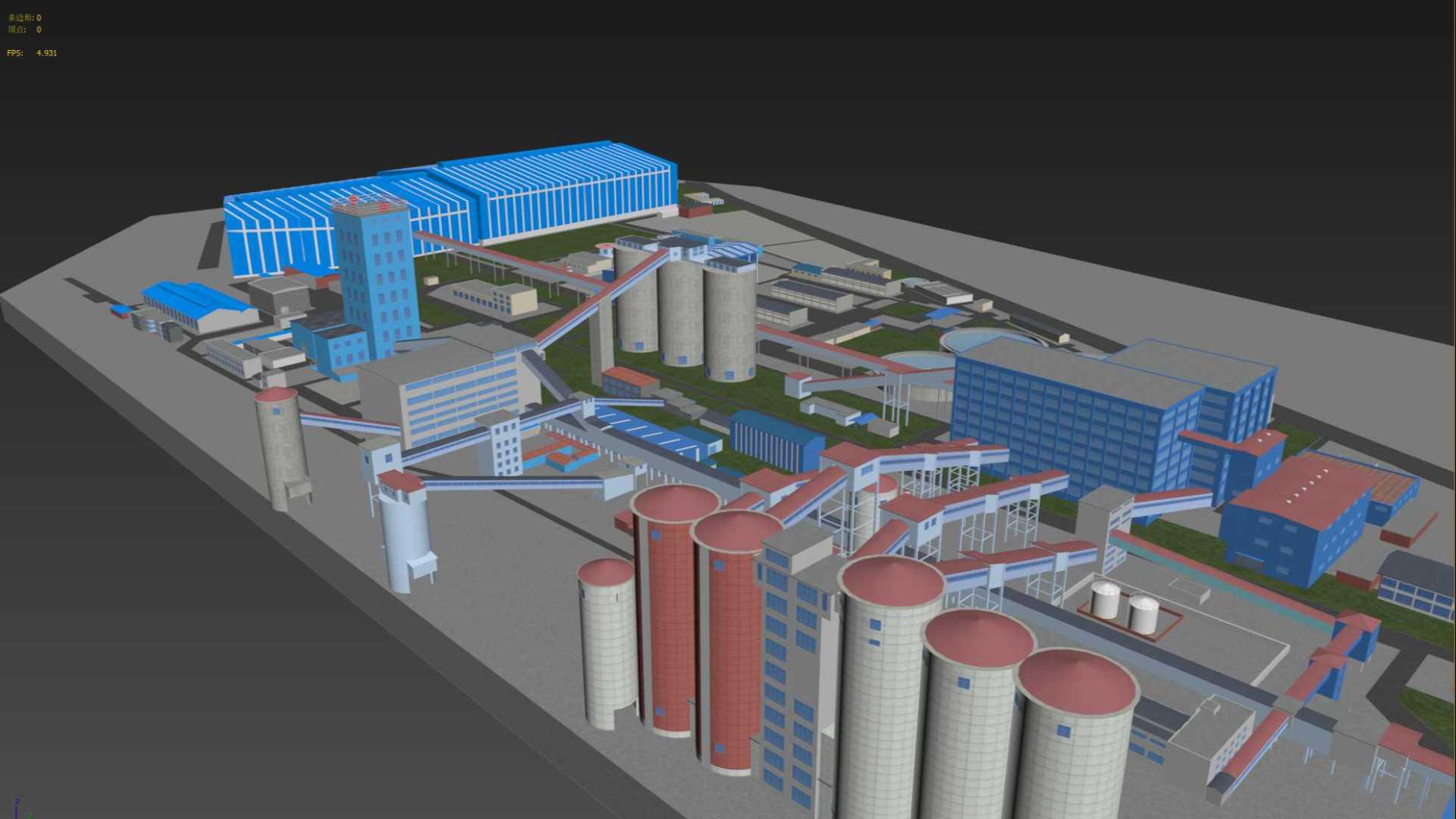 数字孪生工厂三维建模-3d可视化交互模型-虚拟仿真系统3D建模-火电煤铁铜金矿厂
