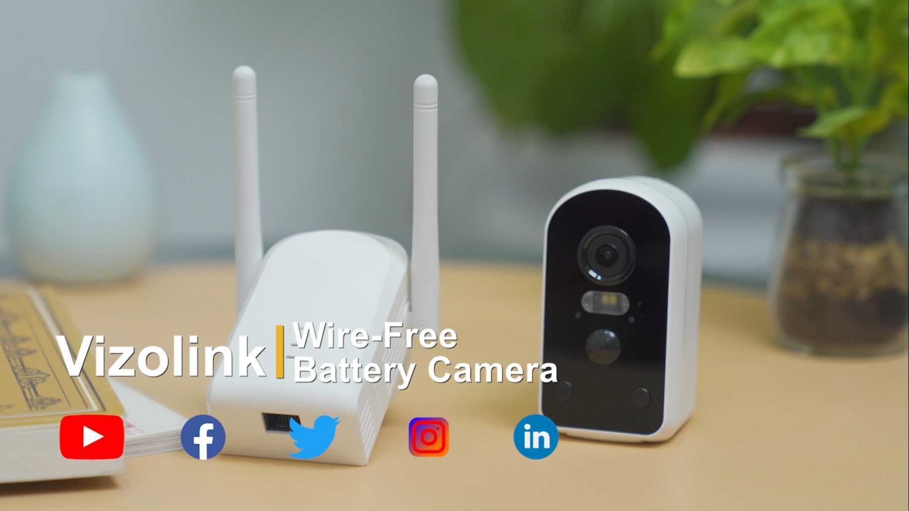 Vizolink wire-free battery camera产品宣传片