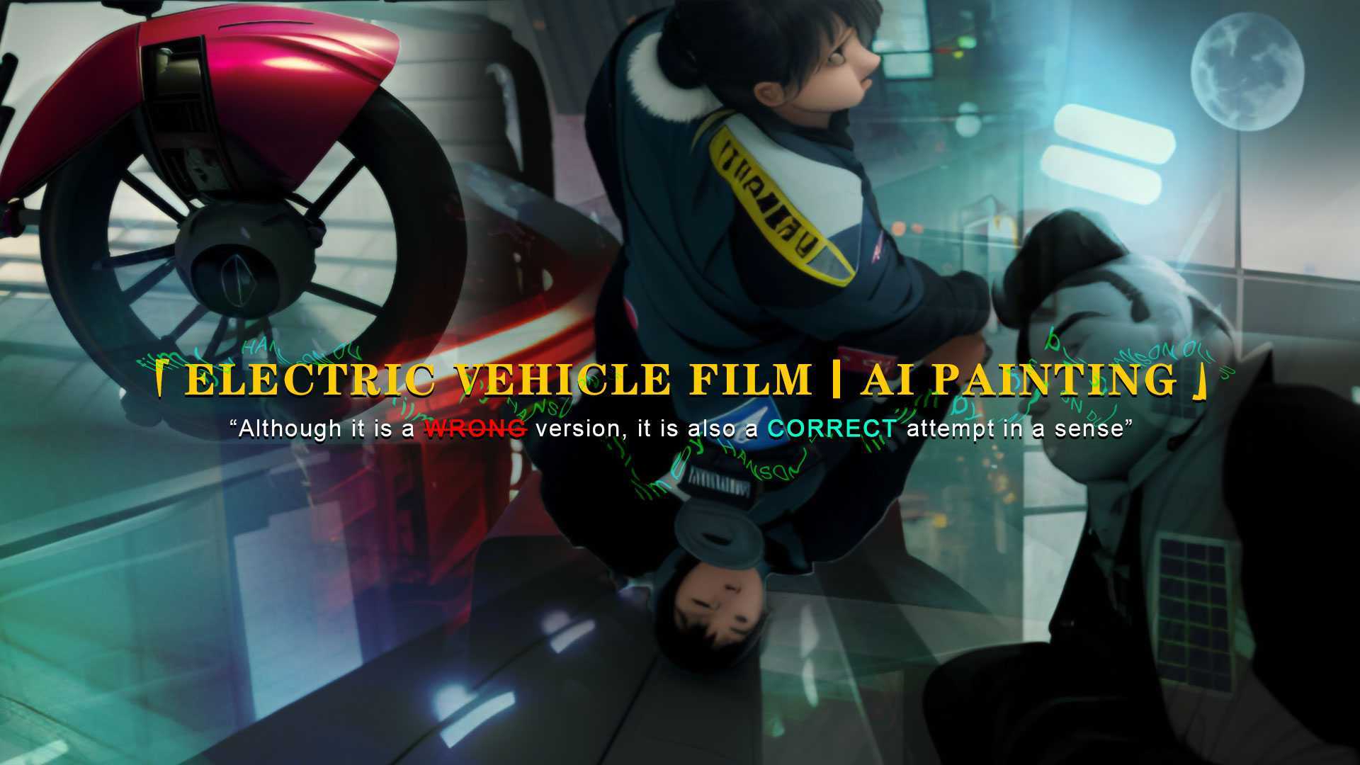 「Electric Car‘s film丨AI Painting」