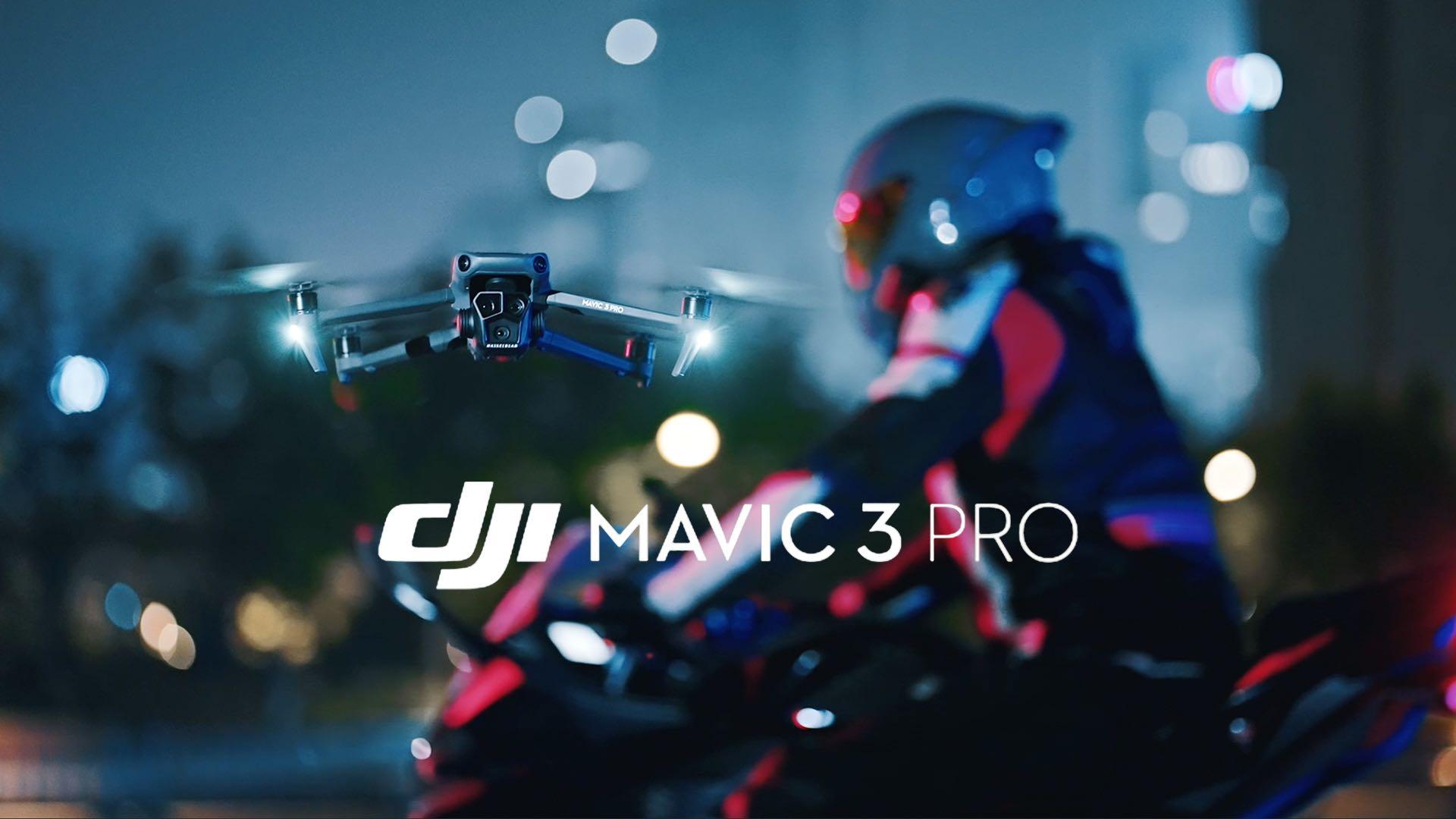 激情40秒！大疆Mavic 3 Pro与摩托车的狂野相遇
