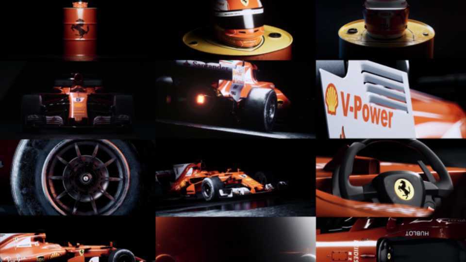法拉利F1动画临摹