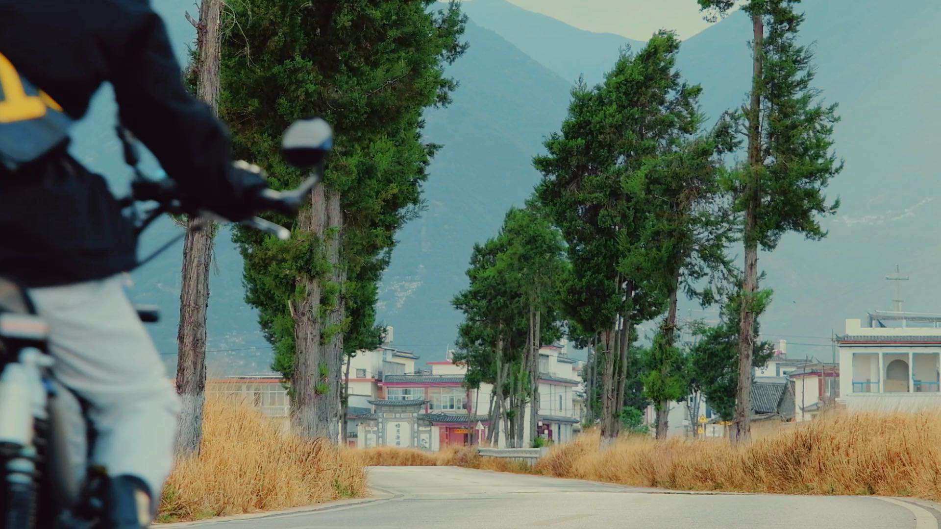 骑车的时候用韦斯安德森的电影方式记录生活
