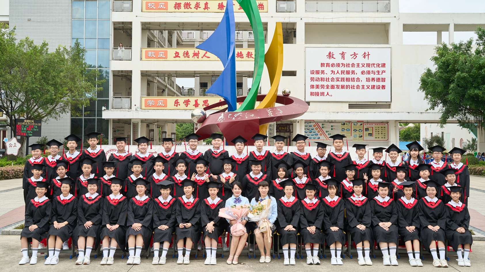 百色红军小学2023年六年级八班毕业微电影