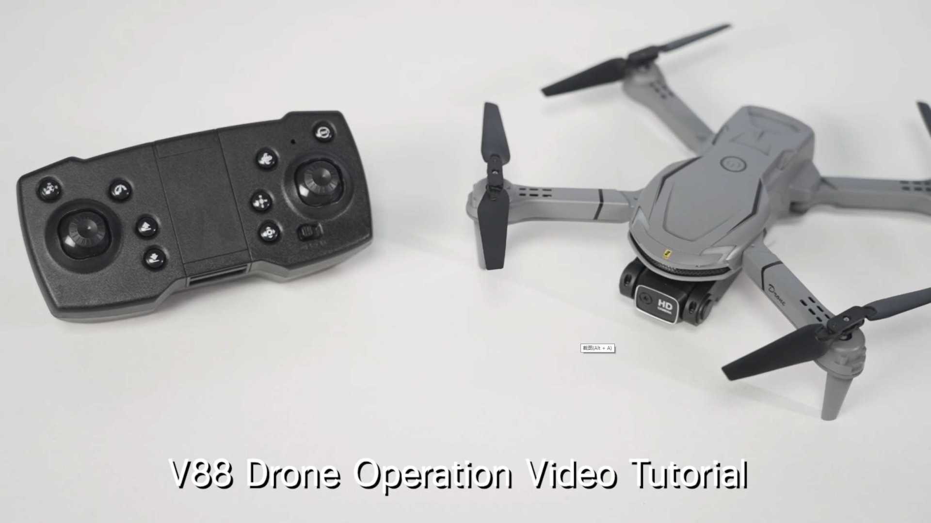 V88 Drone Operation Video Tutorial