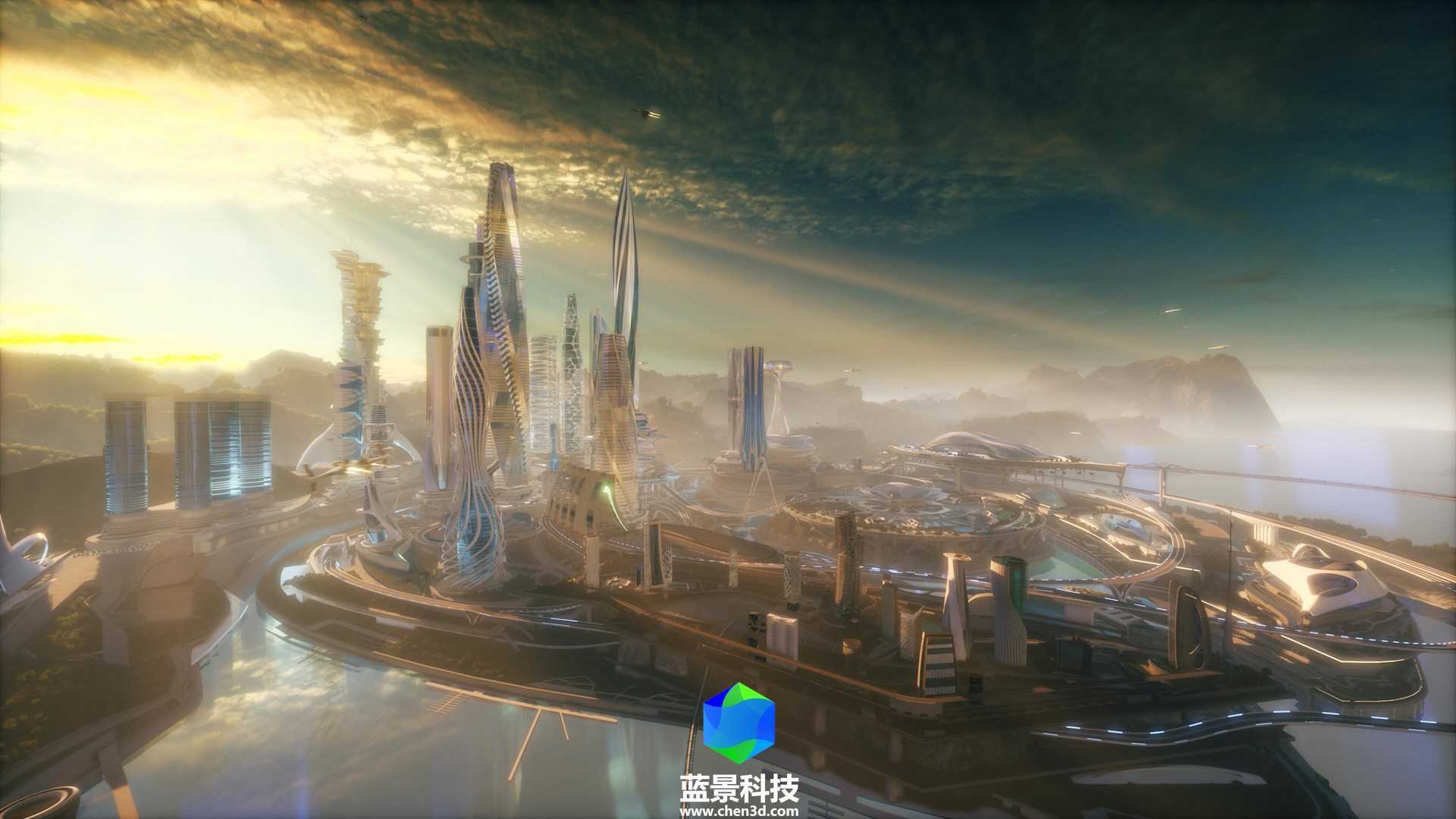 元宇宙 未来城市 数字孪生 元宇宙 虚幻 虚拟现实 虚拟世界 数字城市 智慧城市