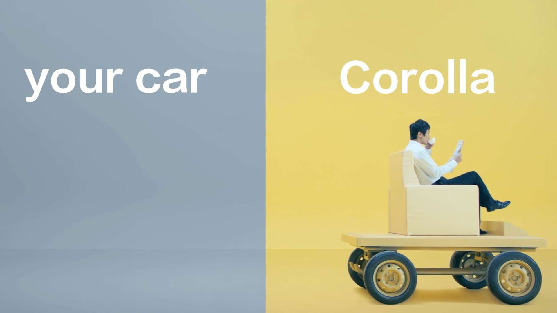 汽车卡罗拉创意视频