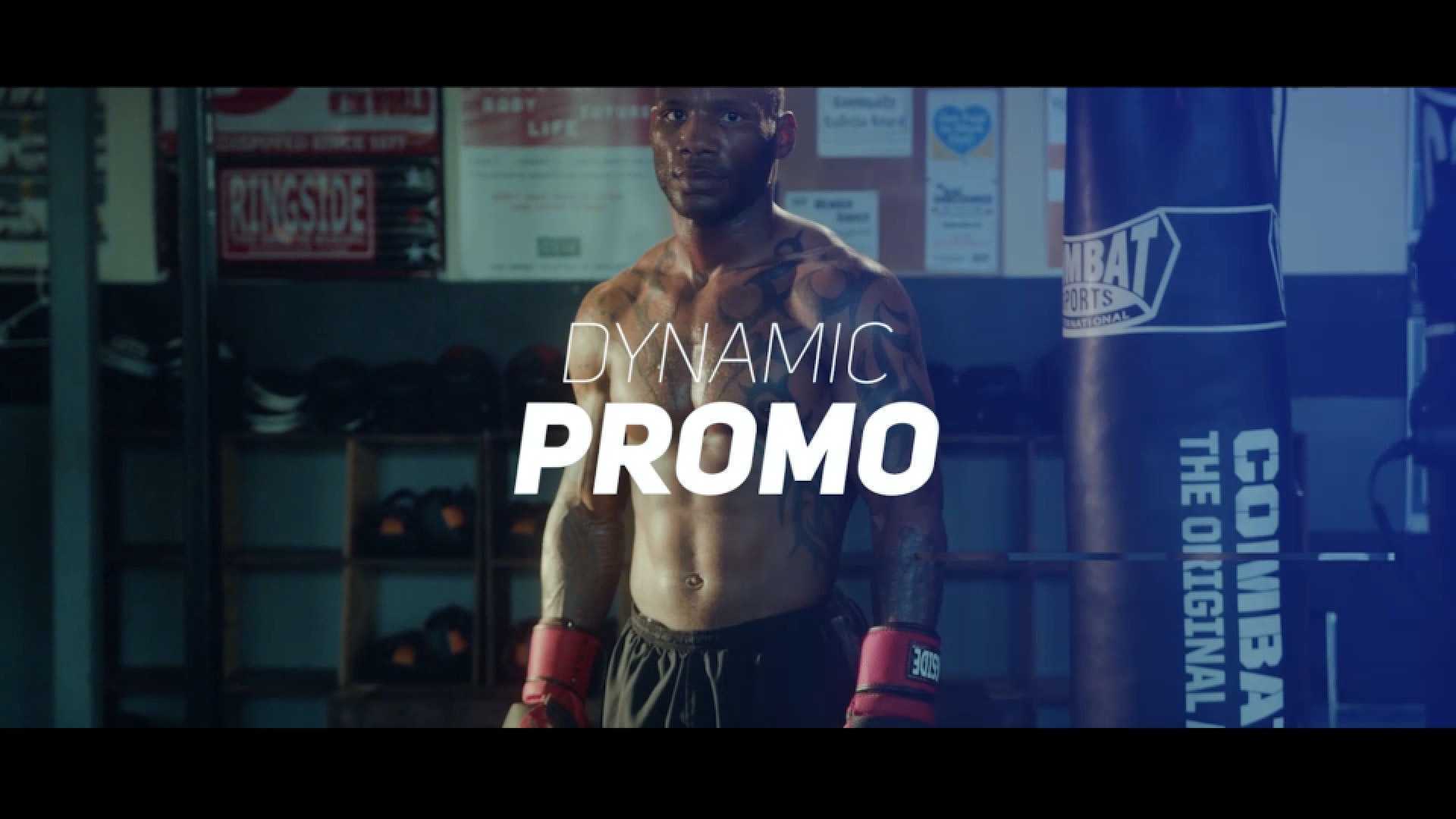 PR模板|简洁创意运动拳击跑步锻炼健身房开业宣传片动画